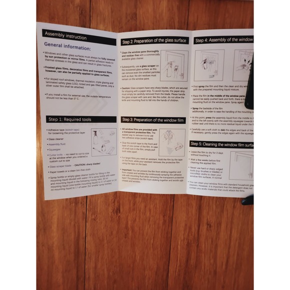 NIB One Way Privacy Window Tint for Home Office Blue Silver 6 mL 35.4"x13.1ft - Picture 8 of 8